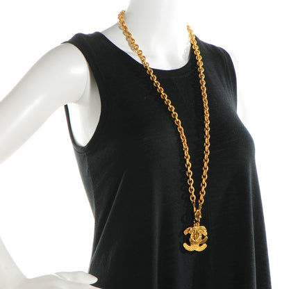 Chanel CC Long Necklace Gold 2 of 5