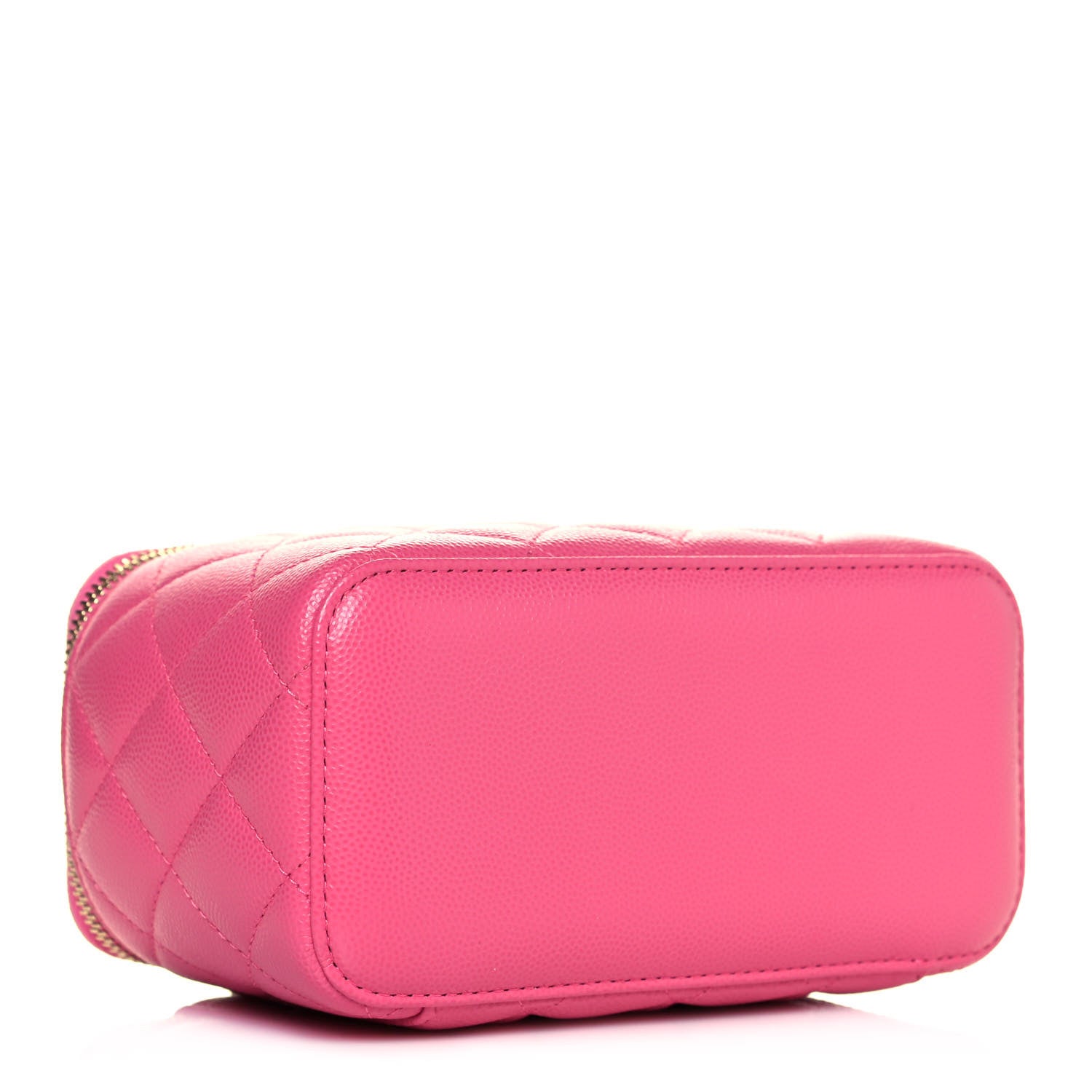 Chanel Caviar Quilted Small Vanity Case With Chain Pink 3 of 10