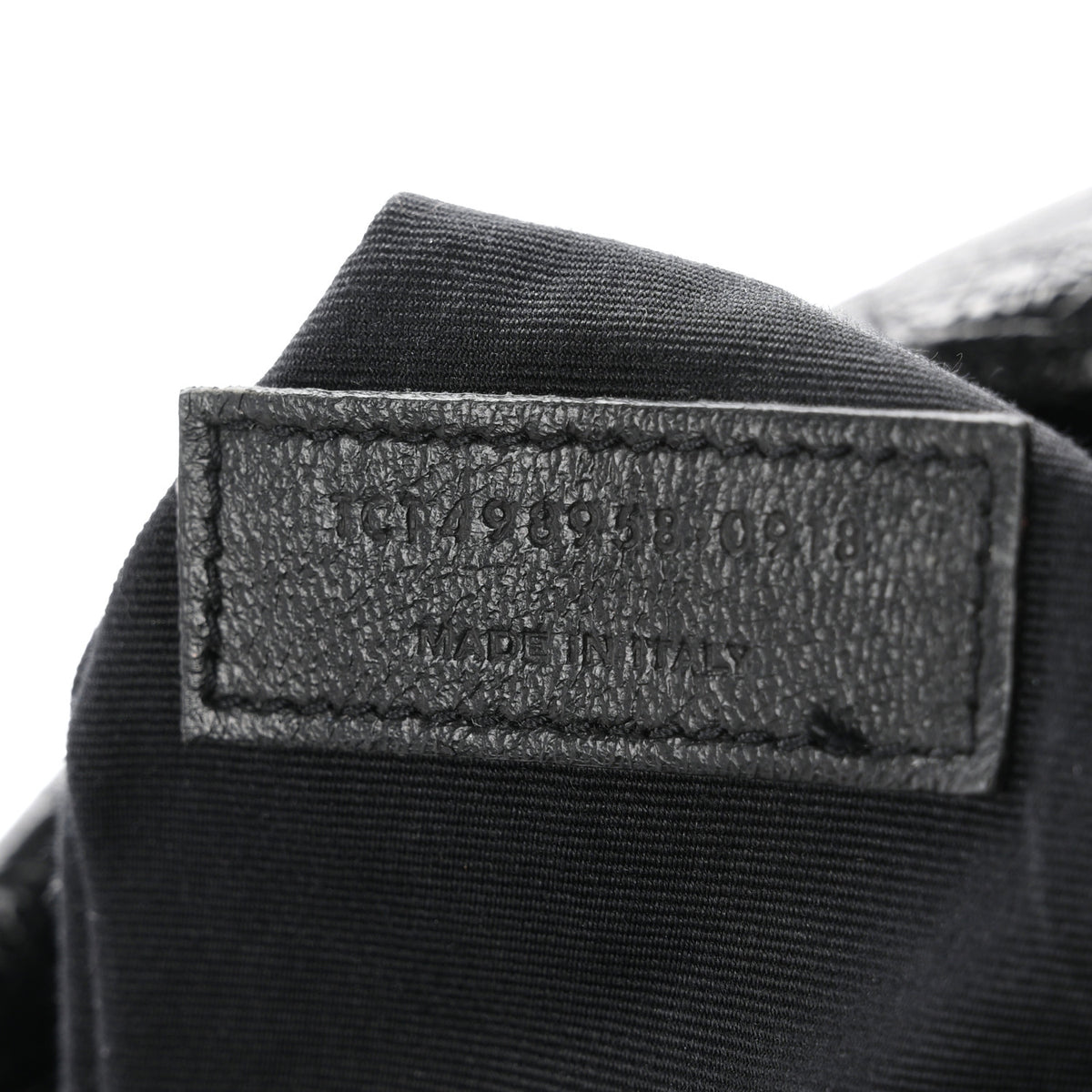 Saint Laurent Crinkled Calfskin Matelasse Monogram Medium Niki Chain Satchel Black 7 of 10