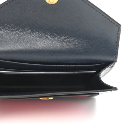 Celine Smooth Calfskin Pocket Card Holder Fushia 4 of 6