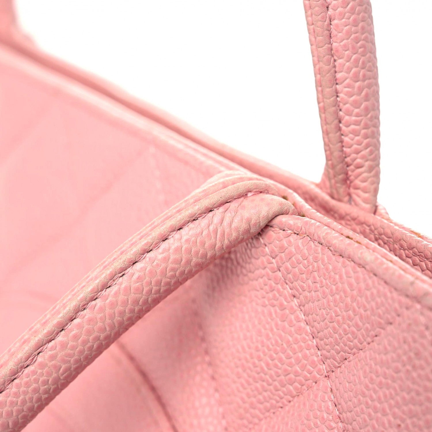 Chanel Caviar Quilted Medallion Tote Light Pink 18 of 19