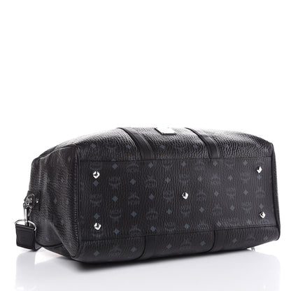 MCM Visetos Medium Traveler Weekender Duffle Bag Black 4 of 8