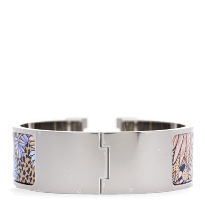 Hermes Enamel Print Animaux Camoufles Clic Clac H Bracelet PM Lilas 3 of 4