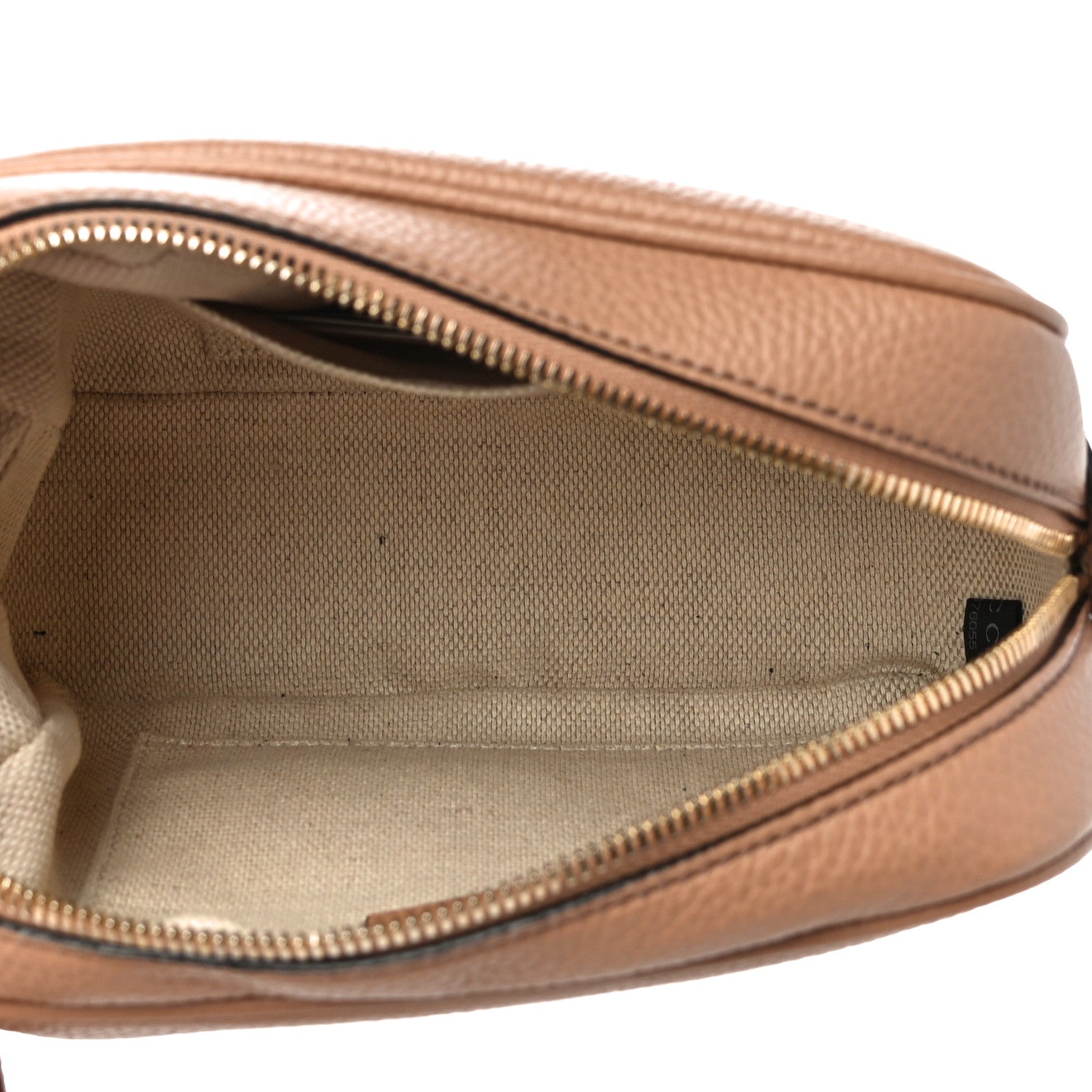 Gucci Pebbled Calfskin Small Soho Disco Bag Camelia 5 of 13