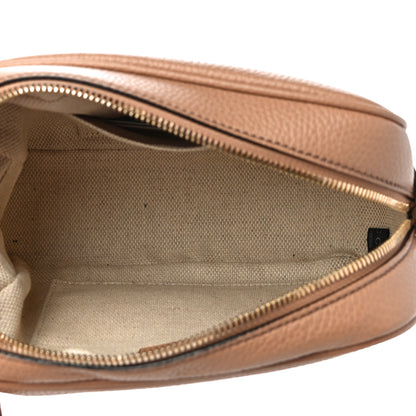 Gucci Pebbled Calfskin Small Soho Disco Bag Camelia 5 of 13