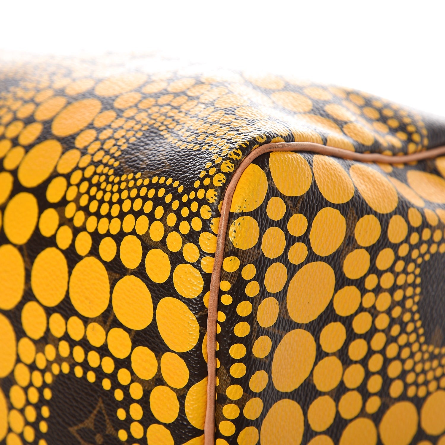 Louis Vuitton Monogram Kusama Town Speedy 30 Yellow 10 of 12