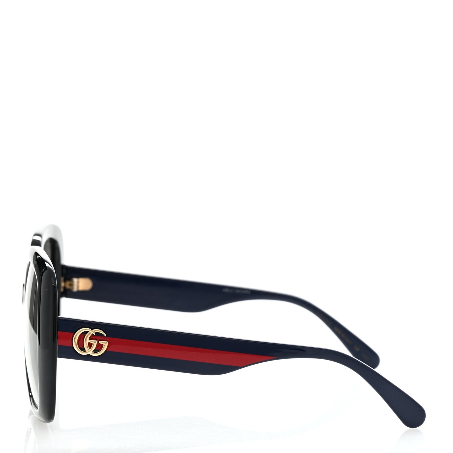 Acetate Square GG Web Sunglasses GG0713S Black