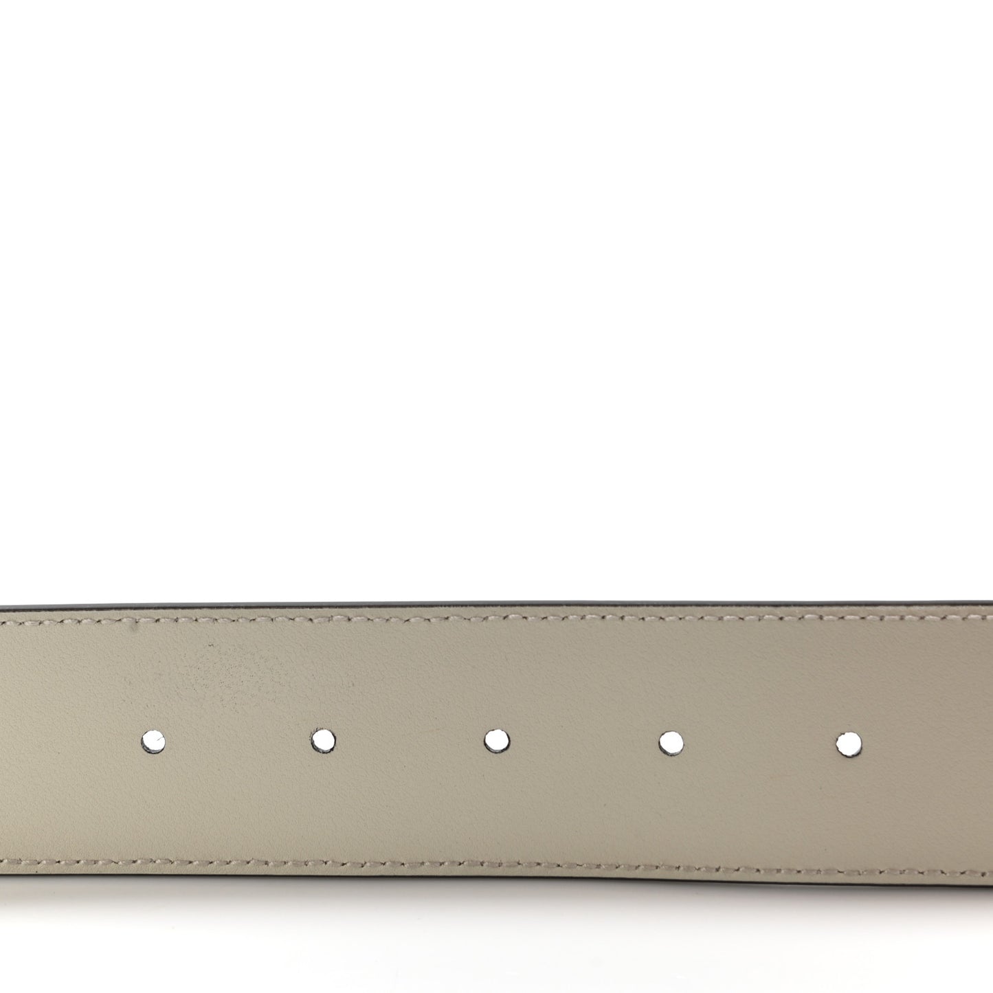 Calfskin Double G 40mm Belt 70 28 Mystic White