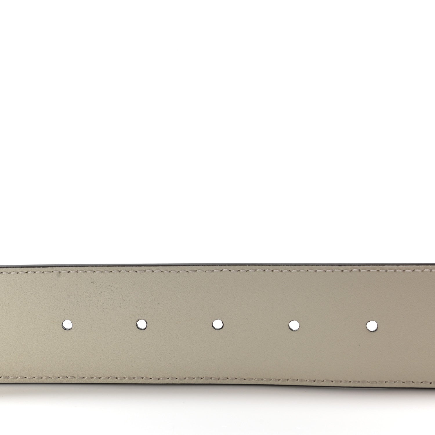 Gucci Calfskin Double G 40mm Belt 70 28 Mystic White 4 of 5
