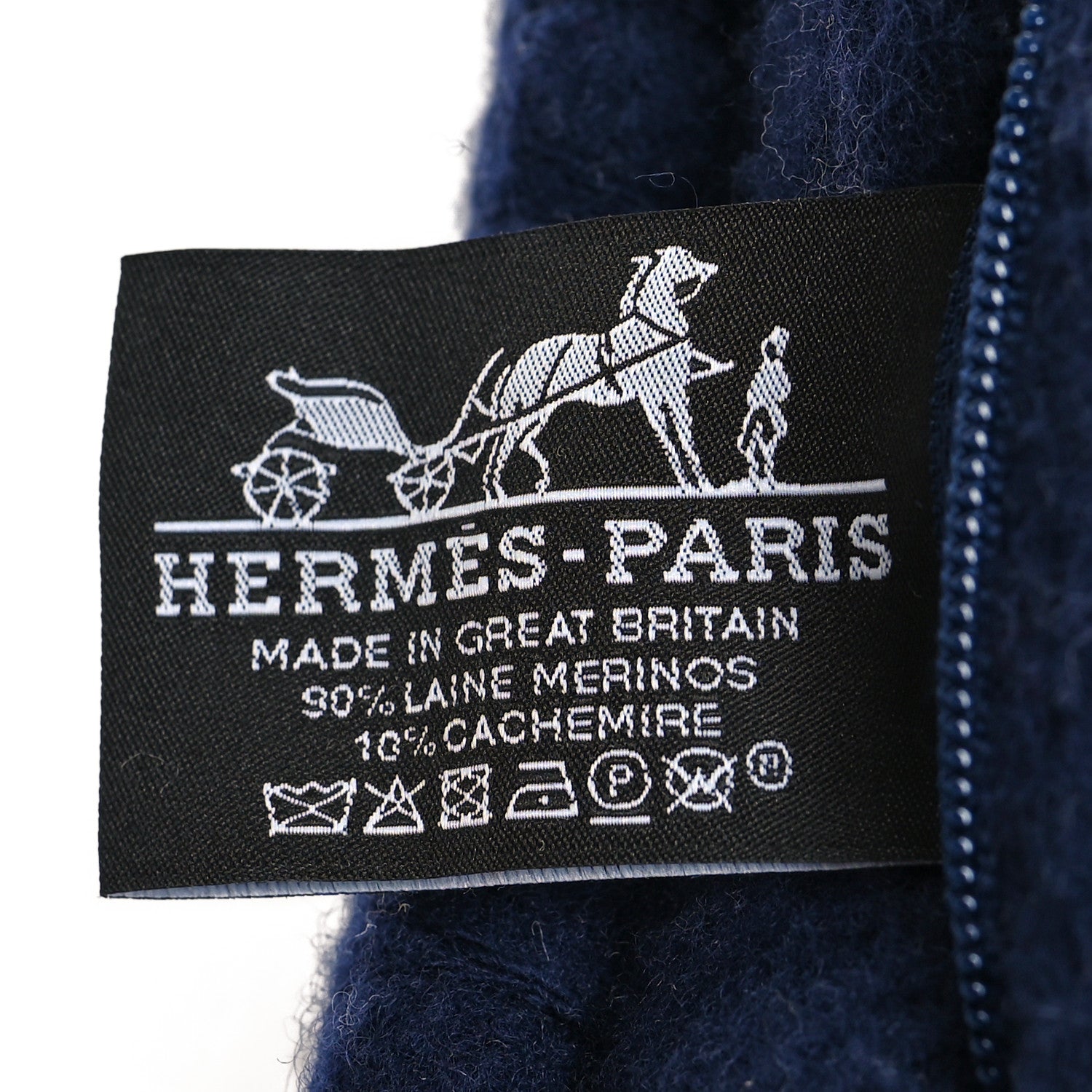 Hermes Wool Cashmere Avalon III Pillow PM Ecru Caban 3 of 3