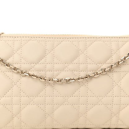 Christian Dior New Line Lambskin Cannage Dior Club Bag Dusty Ivory 8 of 10