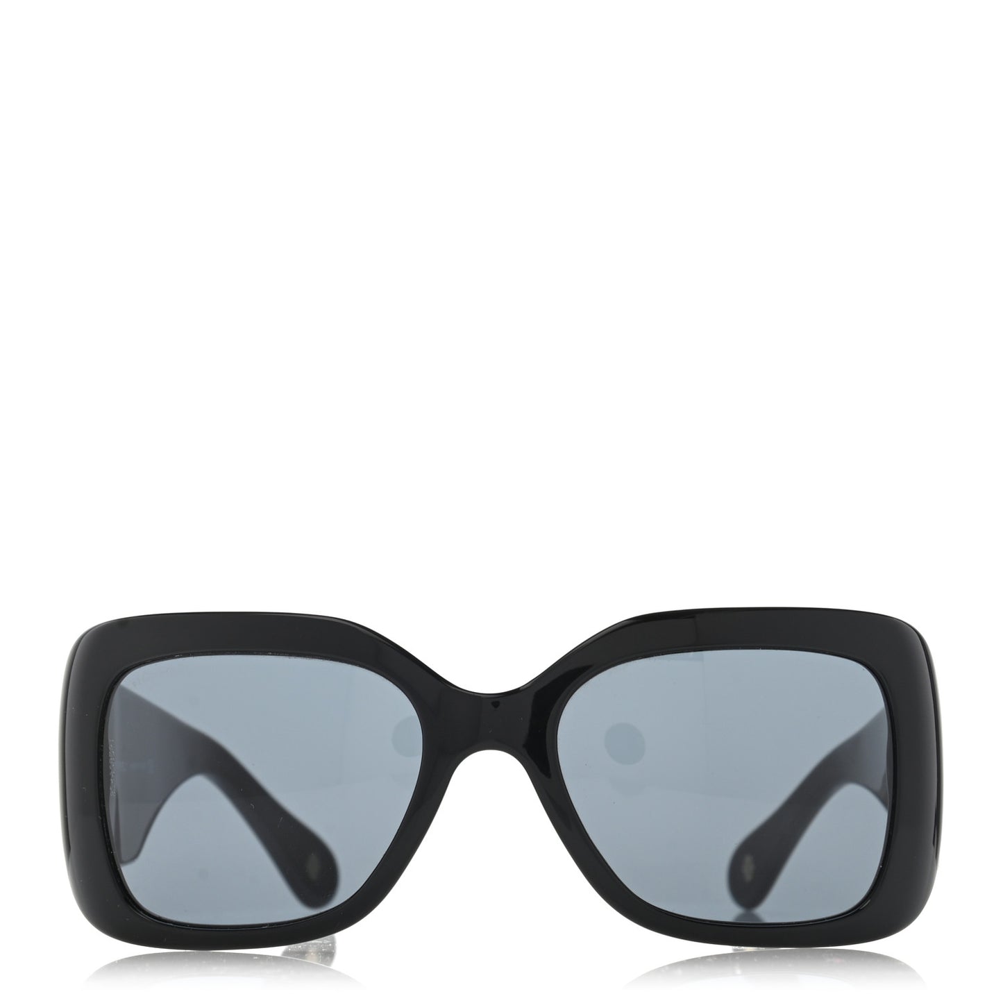 Acetate Quilted Sunglasses 5019 Black