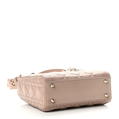 Christian Dior Lambskin Cannage Small Lucky Badges My Lady Dior Taupe 7 of 25