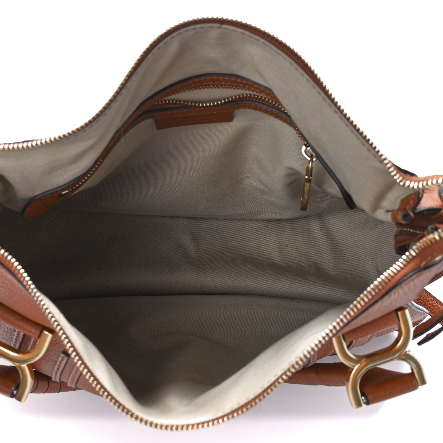 Chloe Calfskin Medium Marcie Satchel Tan 5 of 13