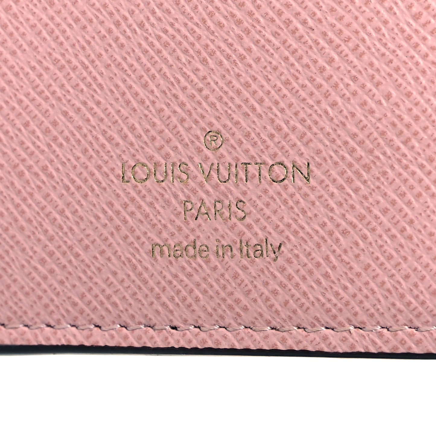 Damier Ebene Victorine Wallet Rose Ballerine