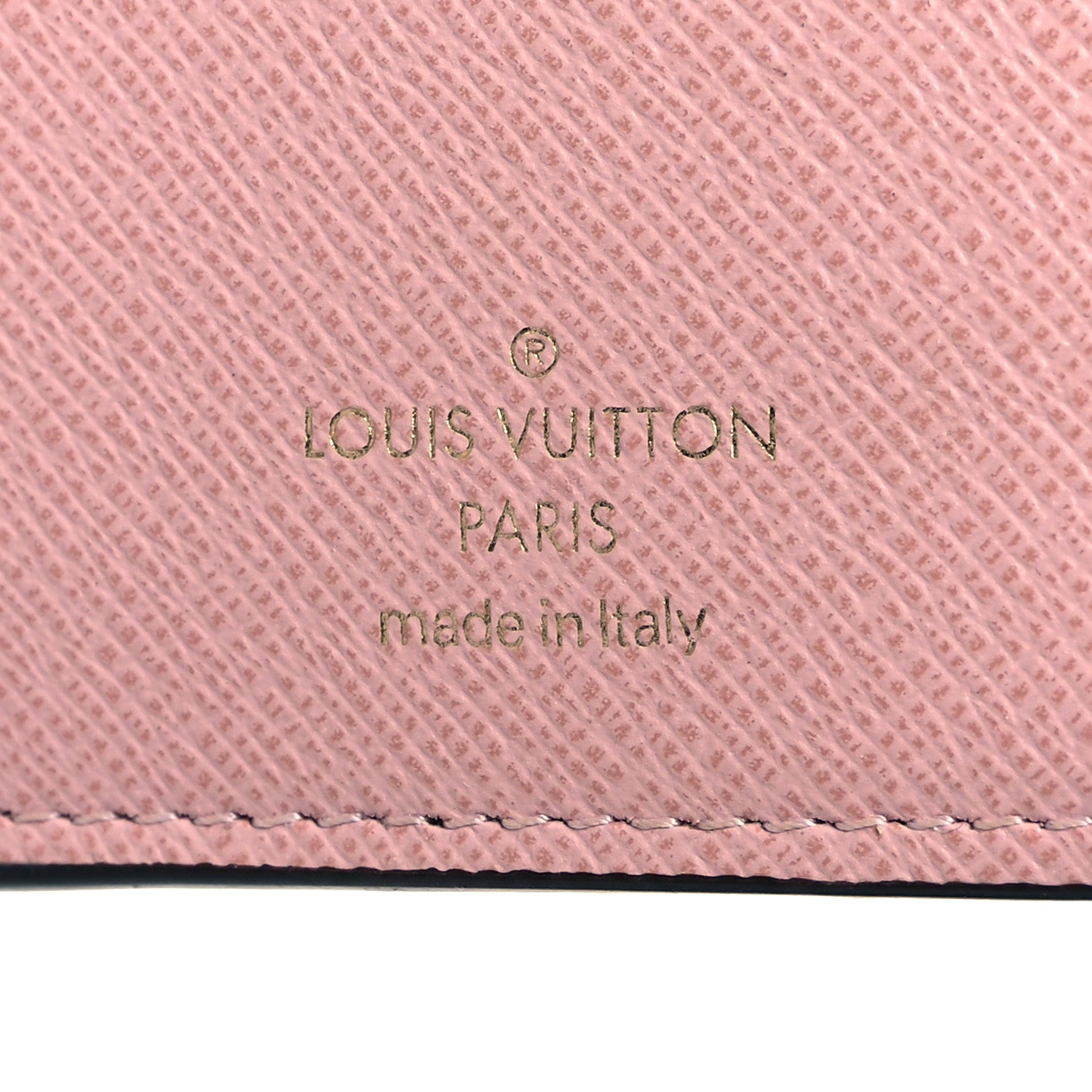 Louis Vuitton Damier Ebene Victorine Wallet Rose Ballerine 6 of 7