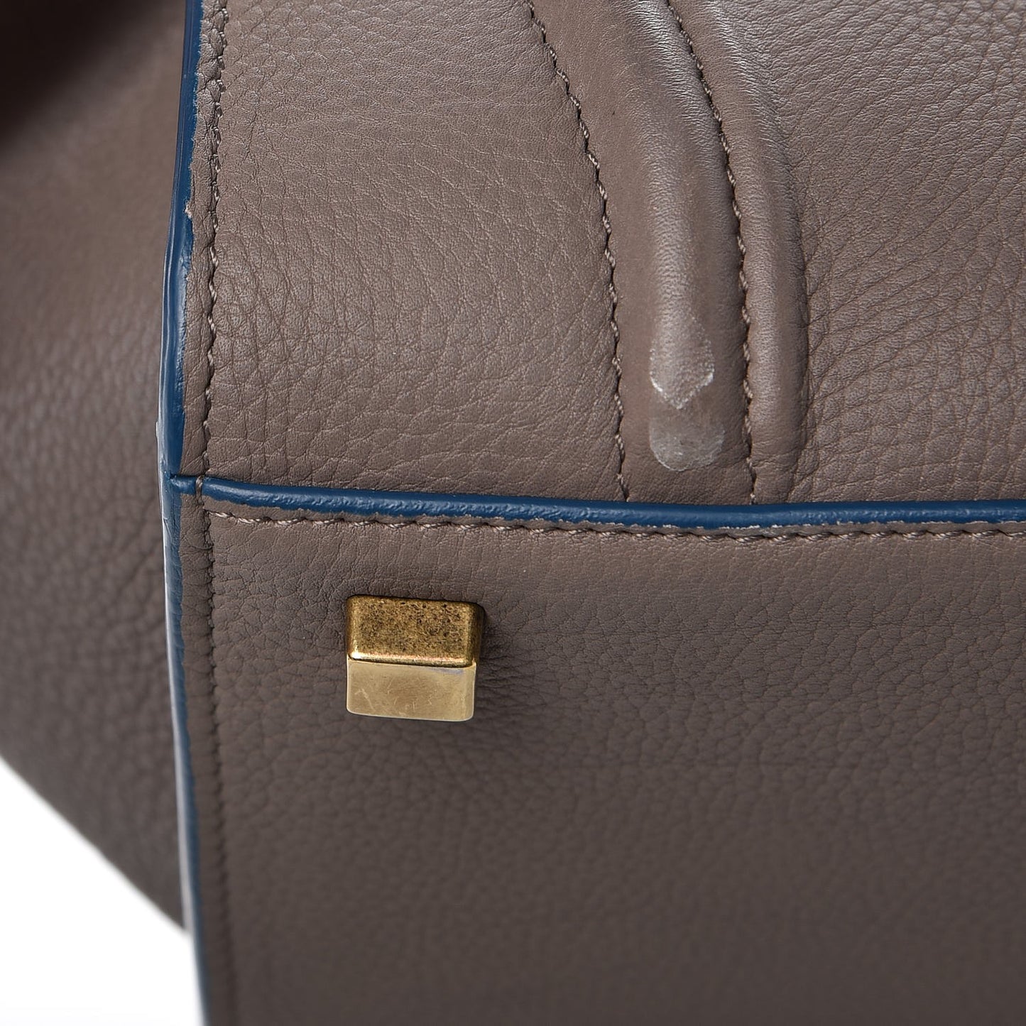 Baby Grained Calfskin Medium Phantom Luggage Taupe