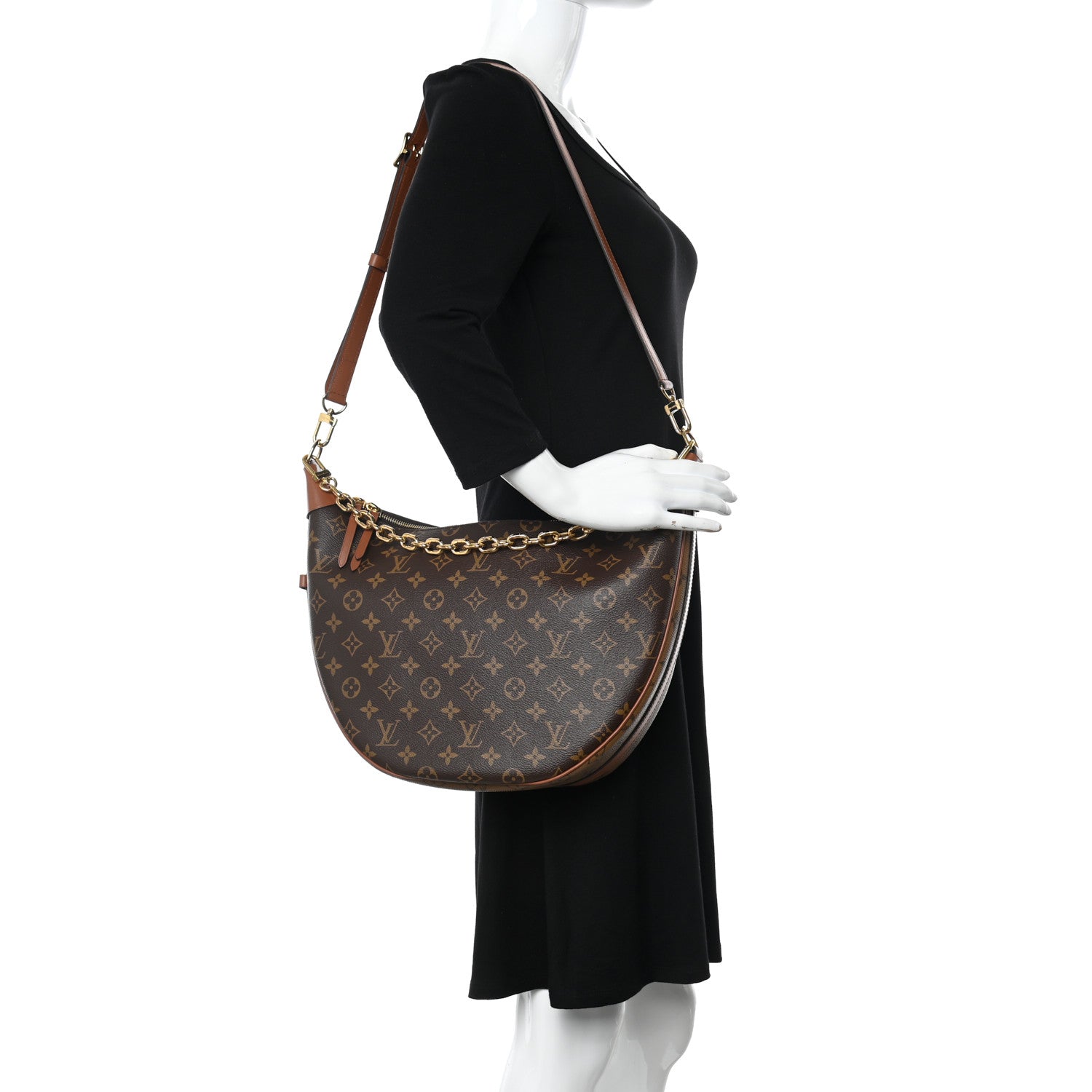 Louis Vuitton Reverse Monogram Loop Hobo 2 of 11
