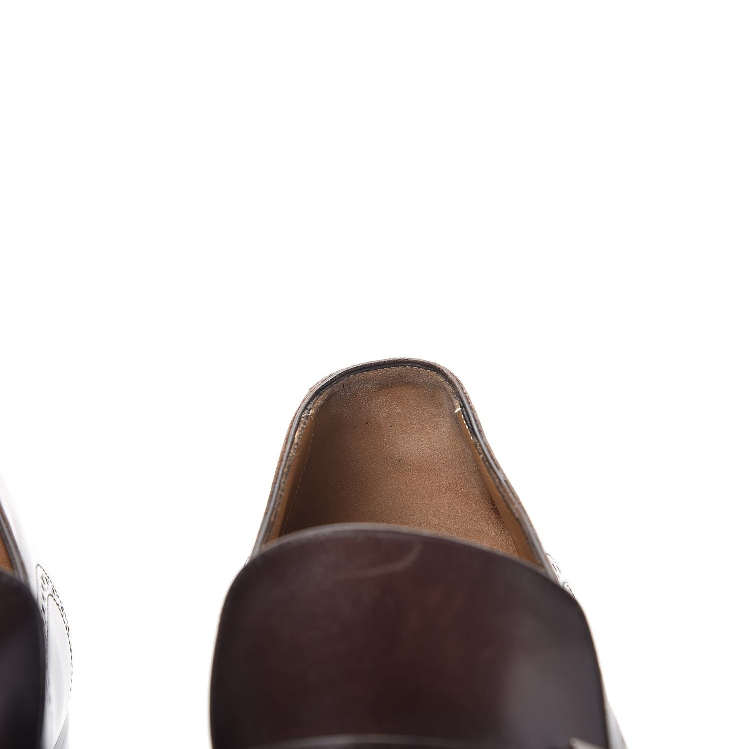 Louis Vuitton Mens Calfskin Brogues Loafers 10.5 Brown 12 of 13