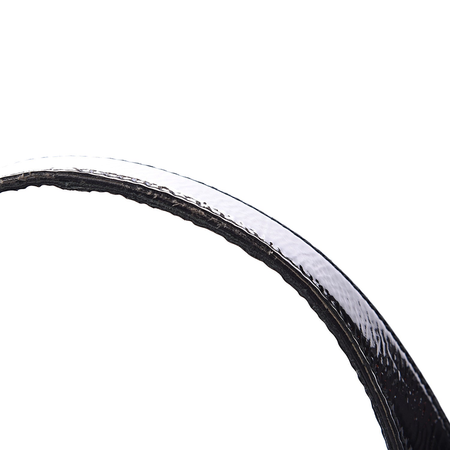 Saint Laurent Crocodile Embossed Patent Large Muse Black 17 of 17
