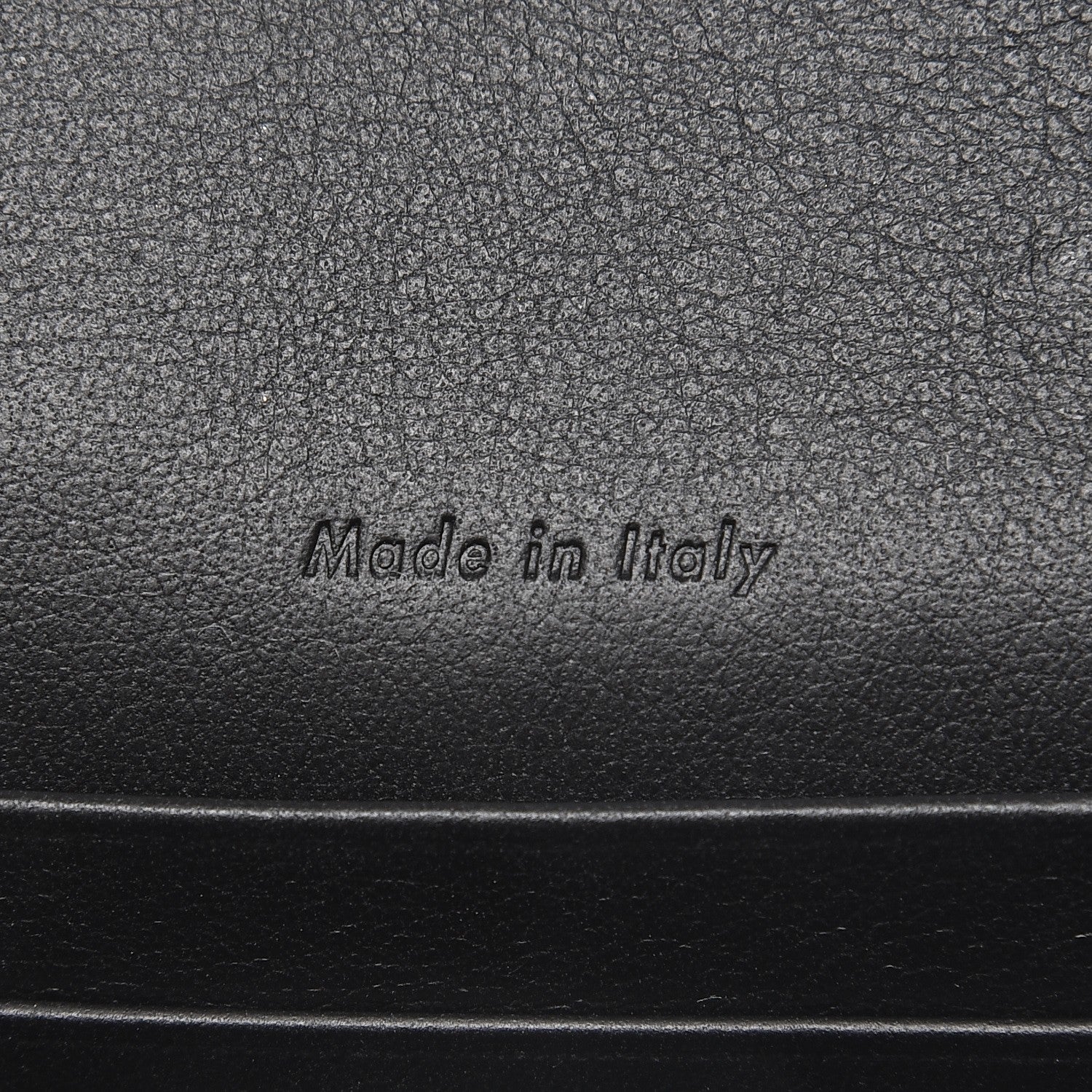 Celine Grained Calfskin Small Trotteur Multifunction Flap Wallet Black 6 of 6