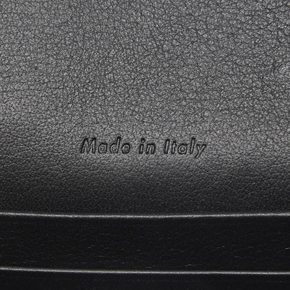 Celine Grained Calfskin Small Trotteur Multifunction Flap Wallet Black 6 of 6