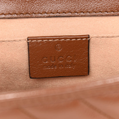 Gucci Azalea Calfskin Matelasse Diagonal Mini GG Marmont Shoulder Bag Cuir 6 of 9