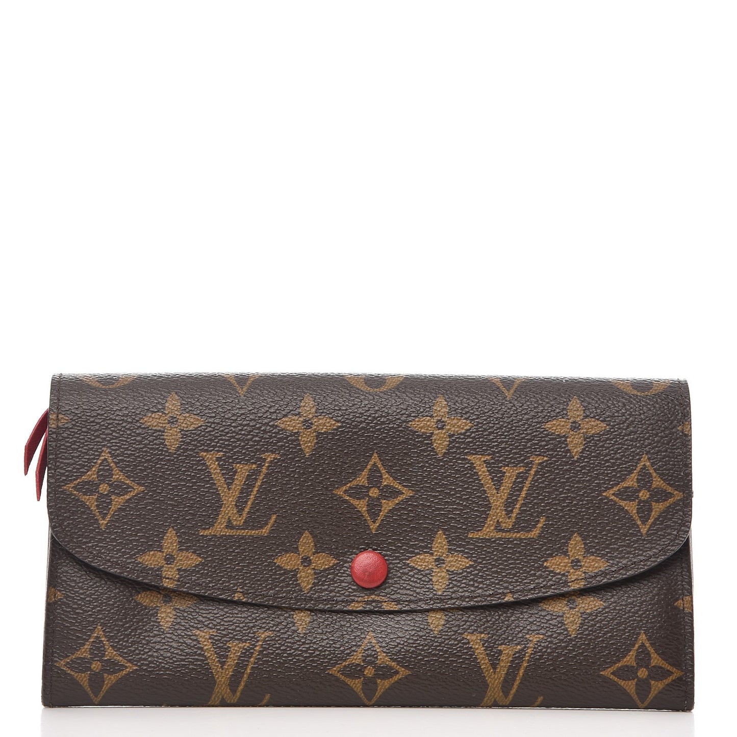 Monogram Emilie Wallet Red