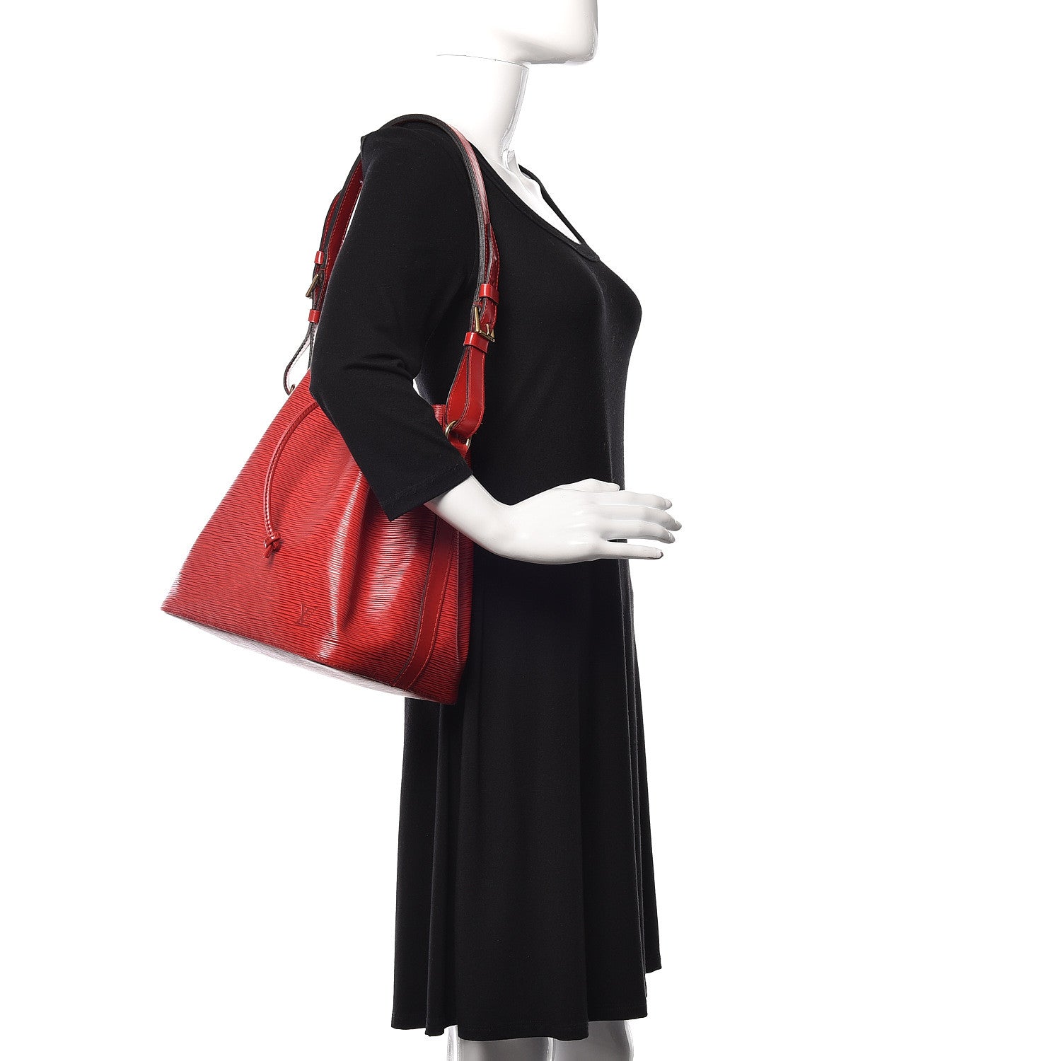 Louis Vuitton Epi Petit Noe Castillan Red 2 of 11