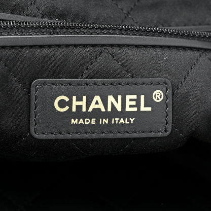 Chanel Shiny Calfskin Quilted Small Chanel 22 Black 7 of 11