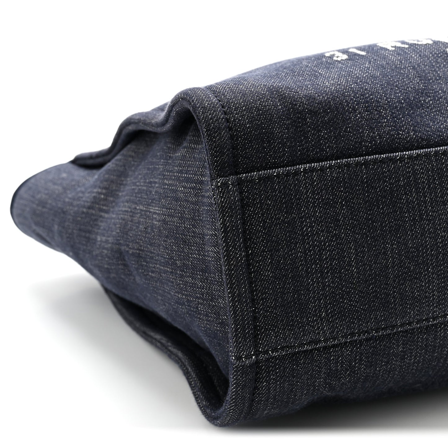 Denim Small Deauville Tote Dark Blue