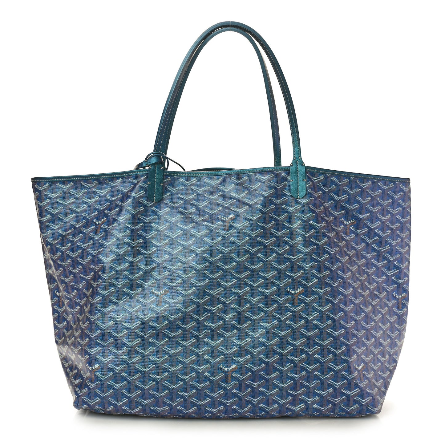 Iridescent Goyardine Saint Louis GM Pearly Blue