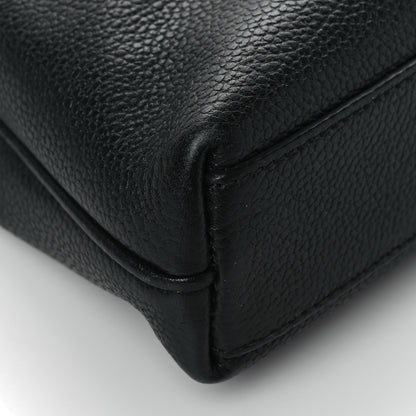 MCM Grained Calfskin Medium Crossbody Bag Black 7 of 8