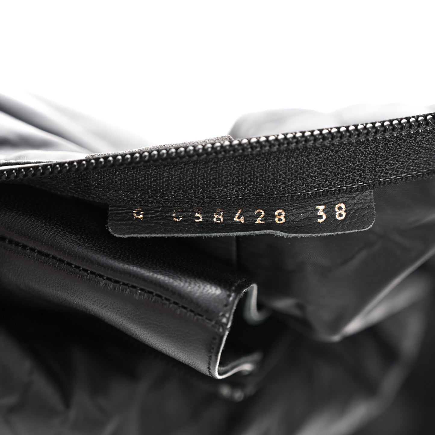 Mixed Fibers Lambskin Patent Calfskin Convertible High Boots 38 Black