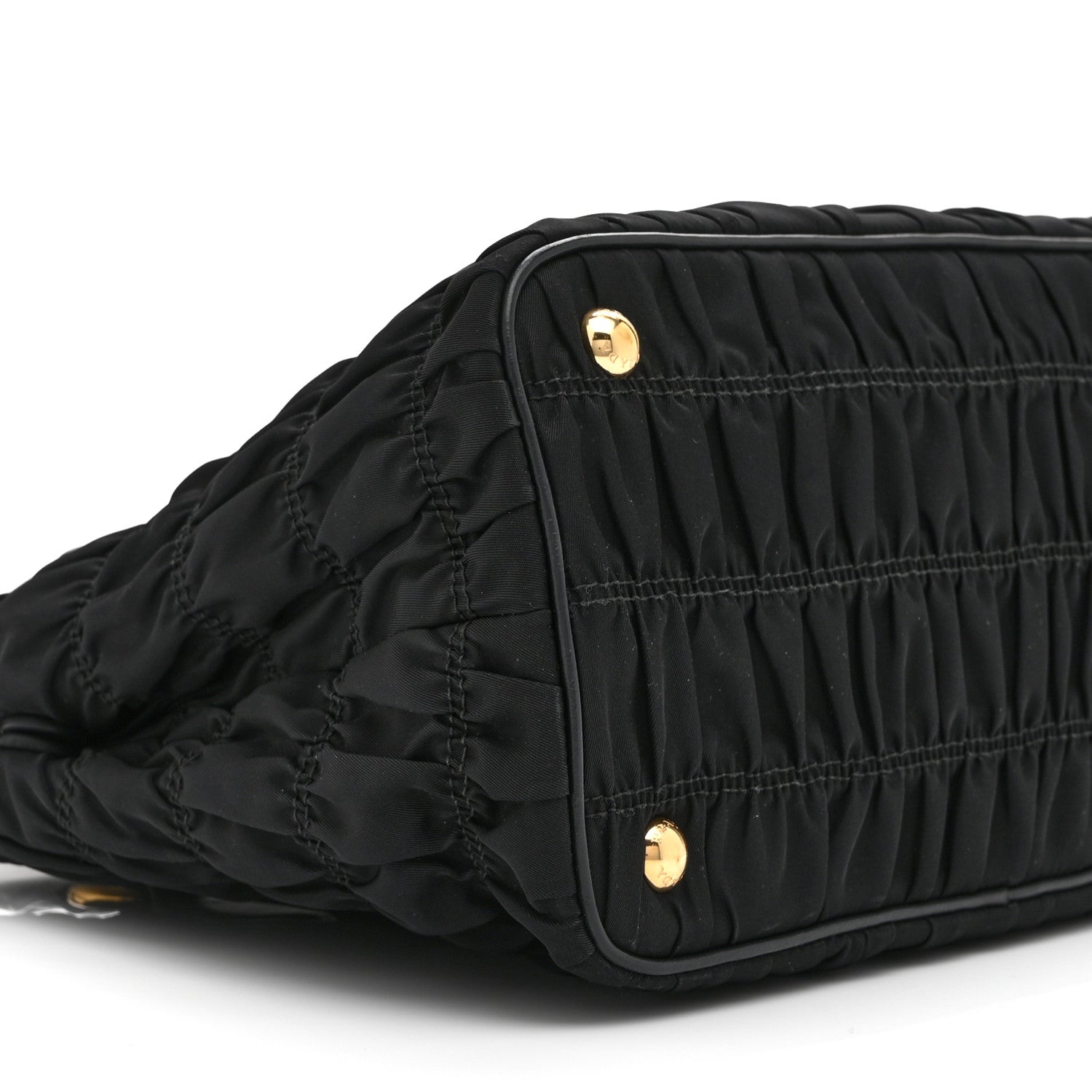 Prada Tessuto Nylon Gaufre Small Tote Black 9 of 10