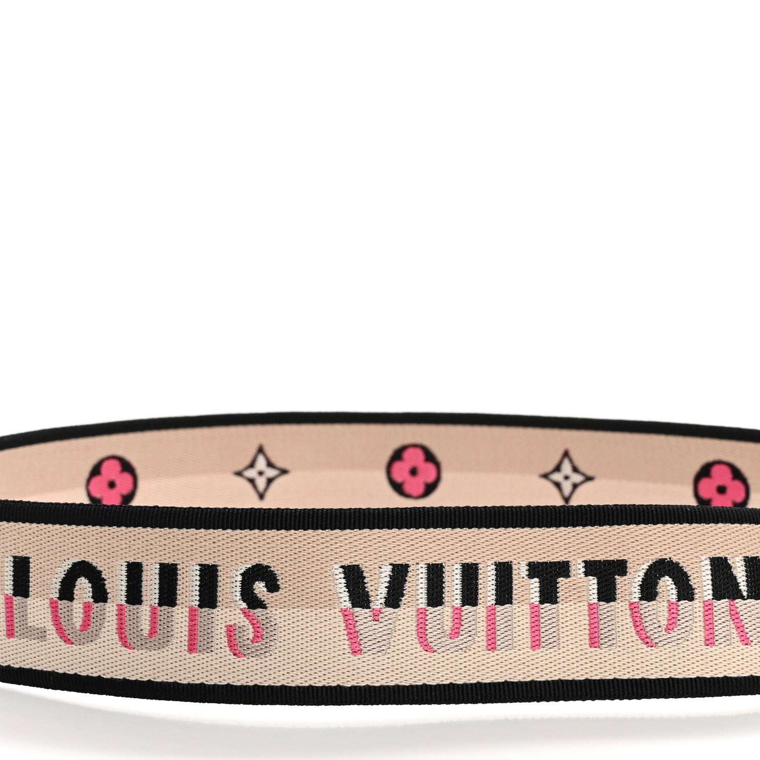 Louis Vuitton Jacquard Diane Shoulder Strap Black 4 of 4
