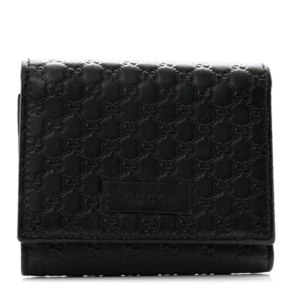 Gucci Microguccissima Flap Wallet Black 1 of 11
