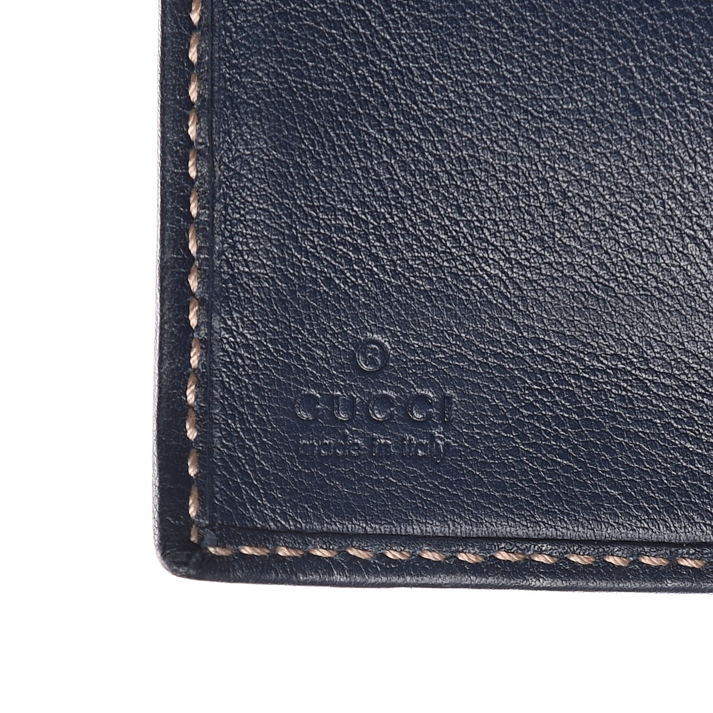 Guccissima Wave Continental Wallet Blue