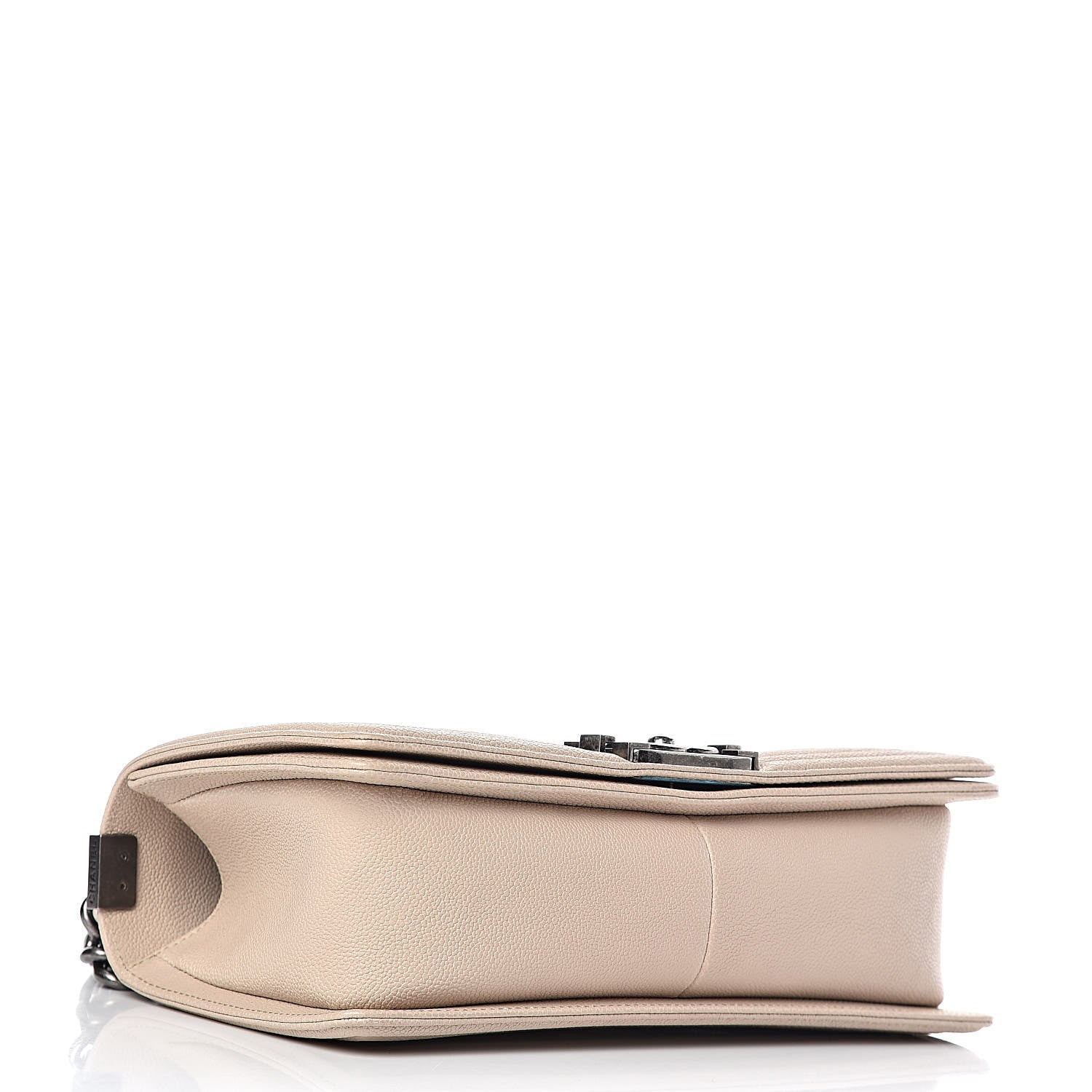 Chanel Caviar Quilted Medium Boy Flap Beige 4 of 10