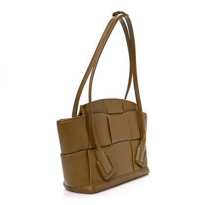 Bottega Veneta Grained Calfskin Maxi Intrecciato Small Arco Moutarde 3 of 13