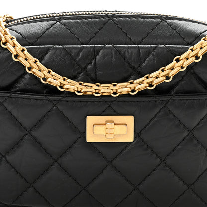 Chanel Aged Calfskin Quilted Mini Reissue Camera Case Black 8 of 10