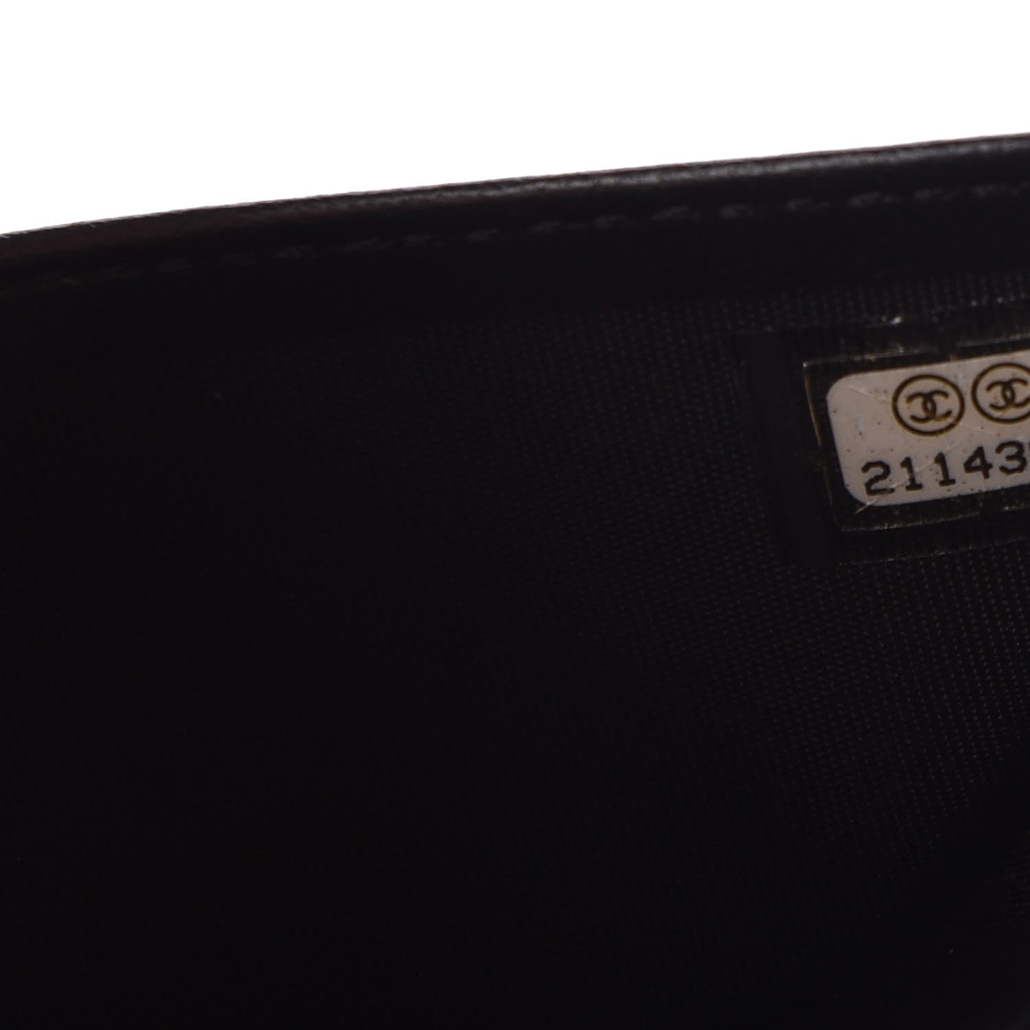 Chanel Lambskin Quilted Boy Yen Wallet Black 8 of 13