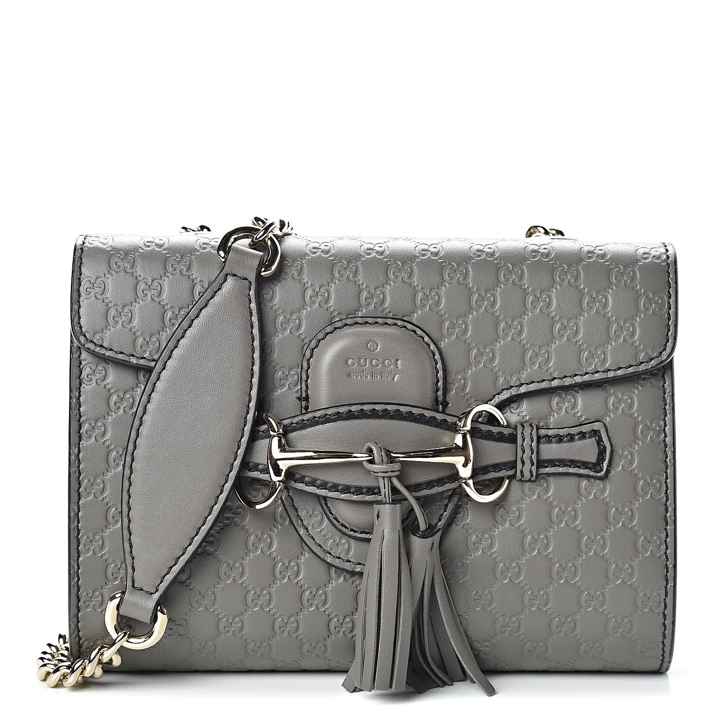 Gucci Soft Microguccissima Mini Emily Chain Shoulder Bag Loess 1 of 10