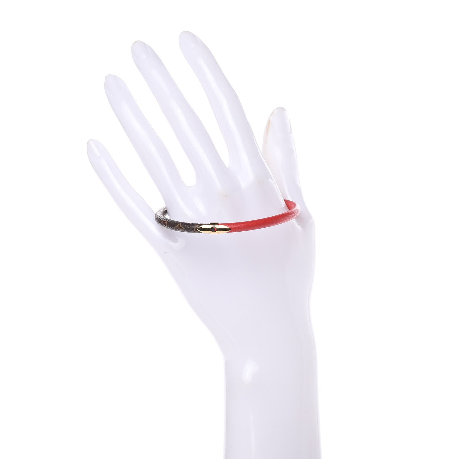 Louis Vuitton Monogram Confidential Bracelet 17 Coquelicot 2 of 4