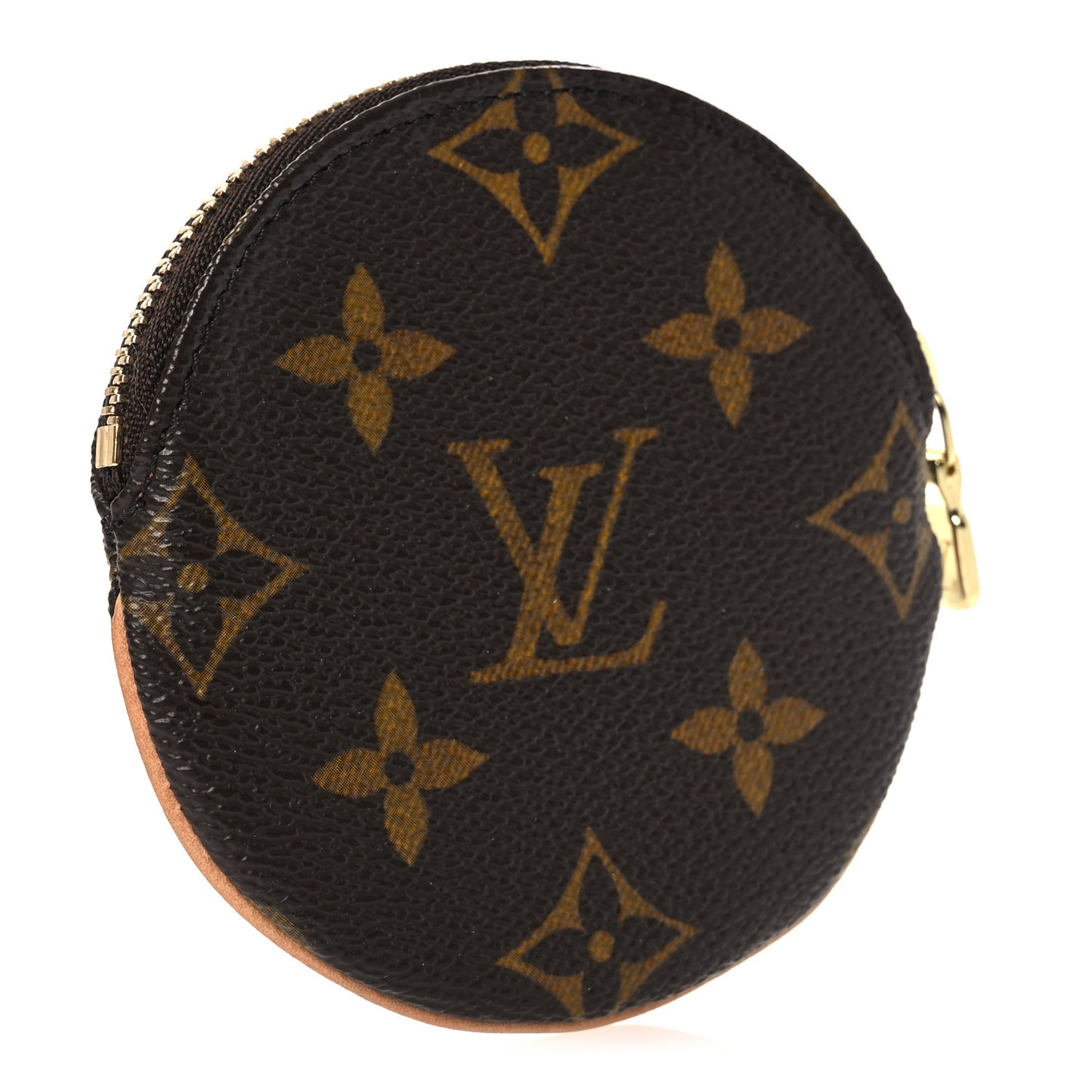 Monogram Round Coin Purse