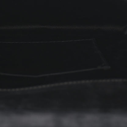 Saint Laurent Textured Patent Monogram Large Belle De Jour Clutch Grey 5 of 6