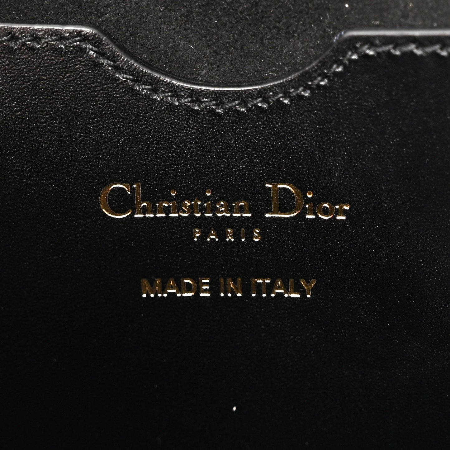 Box Calfskin Large Bobby Flap Black