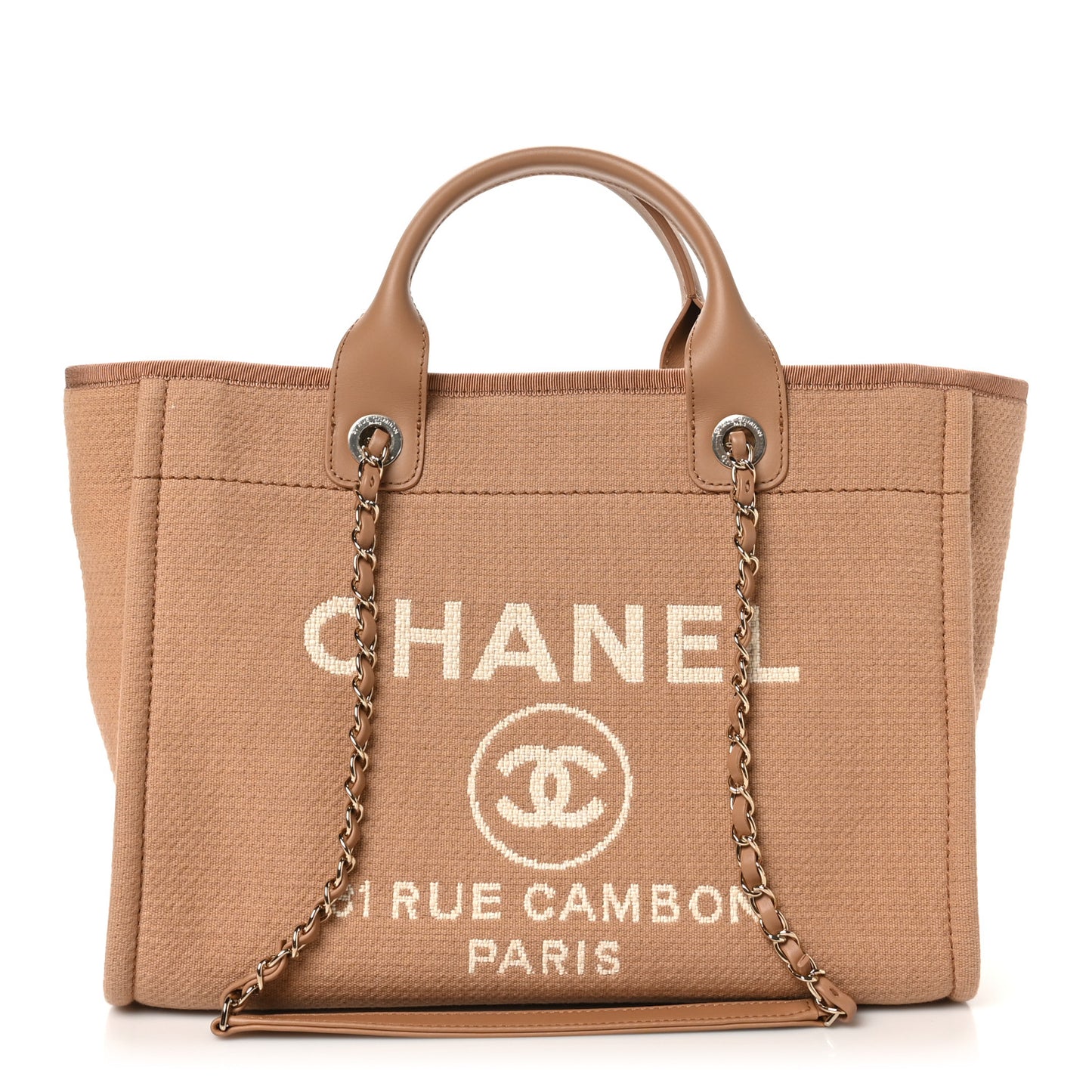 Mixed Fibers Small Deauville Tote Camel