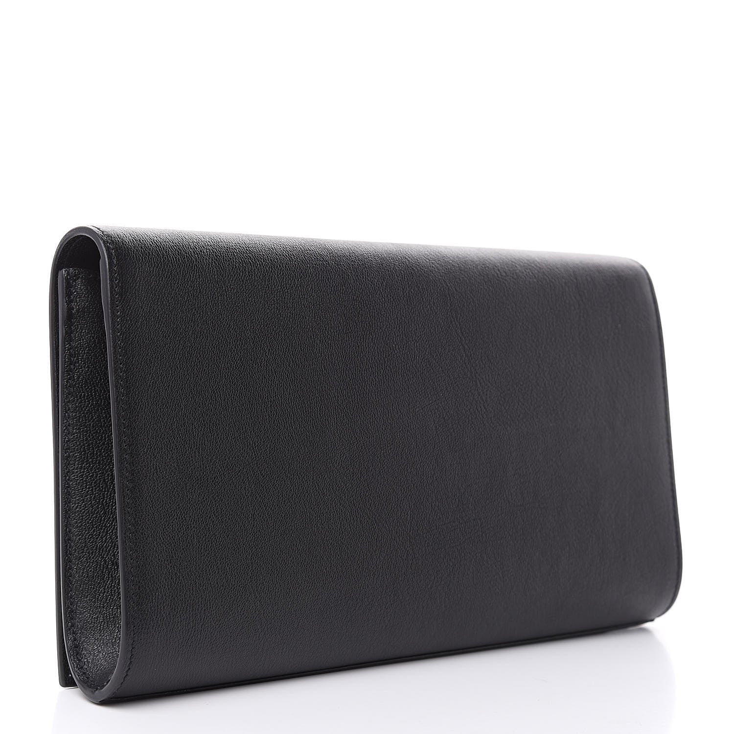 Saint Laurent Goatskin Large Belle De Jour Clutch Black 3 of 9