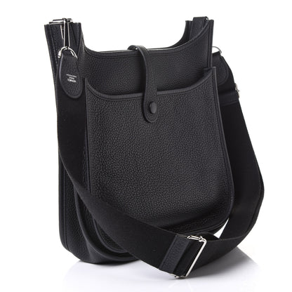 Hermes Taurillon Clemence Evelyne III PM Black 3 of 10